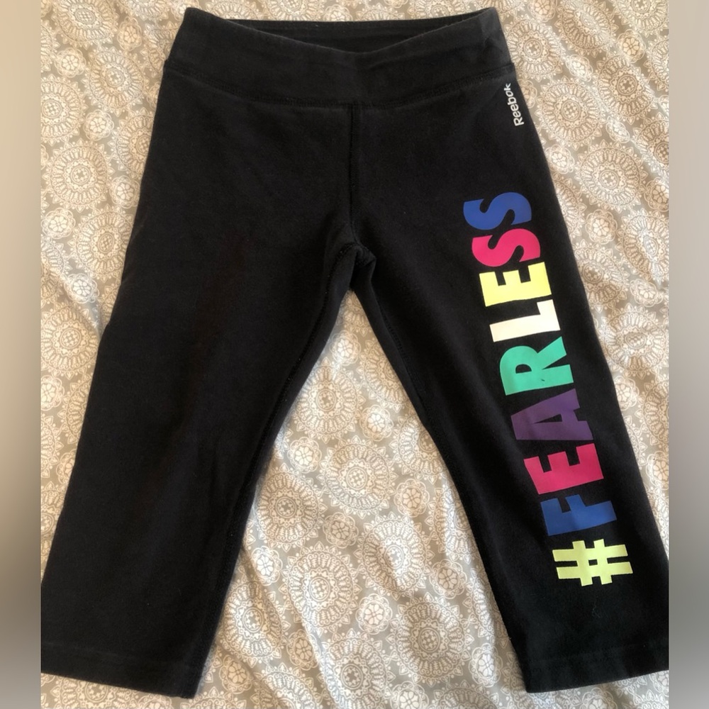 Girls Size XS Reebok Capri Leggings